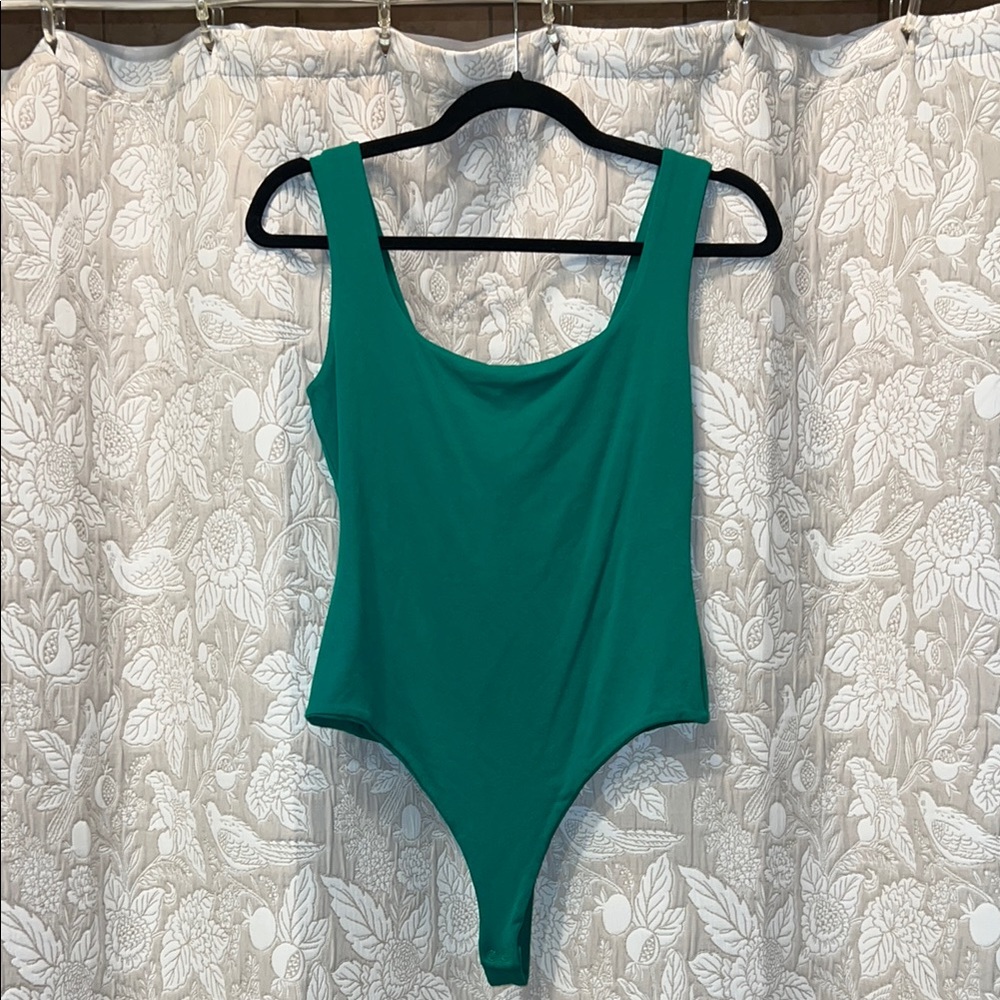 Naked Wardrobe Kelly Green Bodysuit